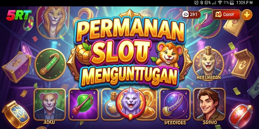 Screenshot gameplay Slot seru dari aplikasi 5RT.