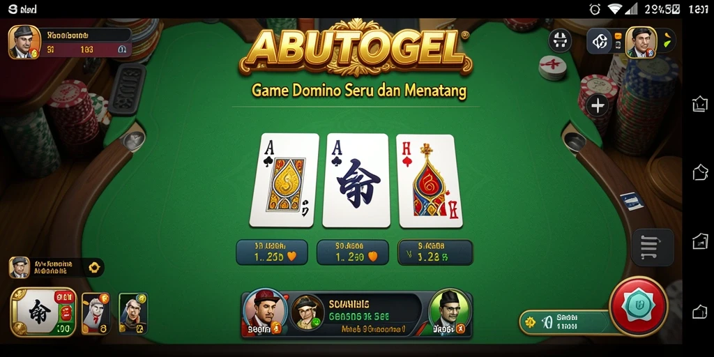 Tampilan gameplay ABUTOGEL yang memukau dan interaktif.