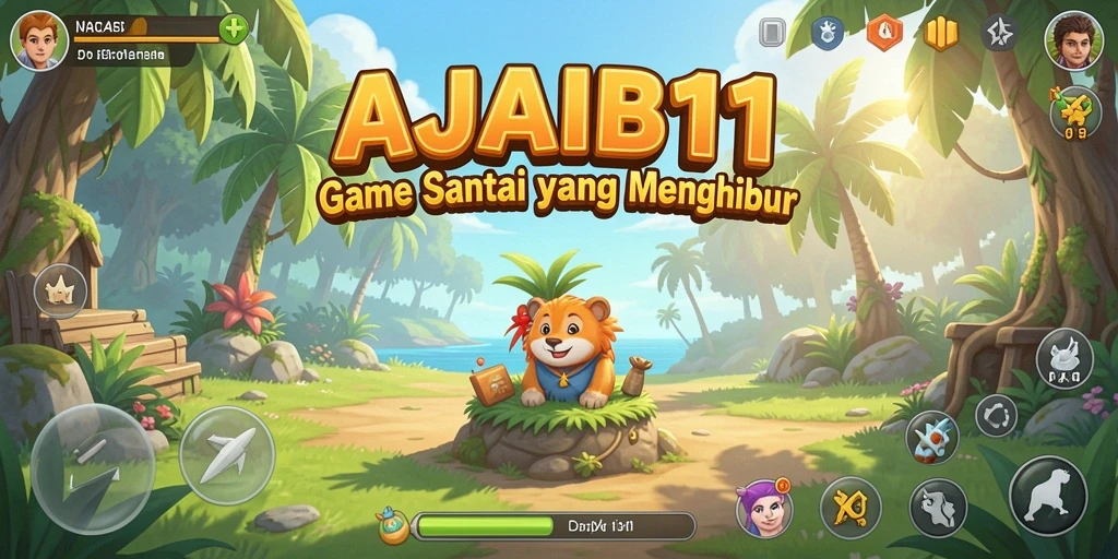 Tampilan gameplay yang mengasyikkan dalam AJAIB11.
