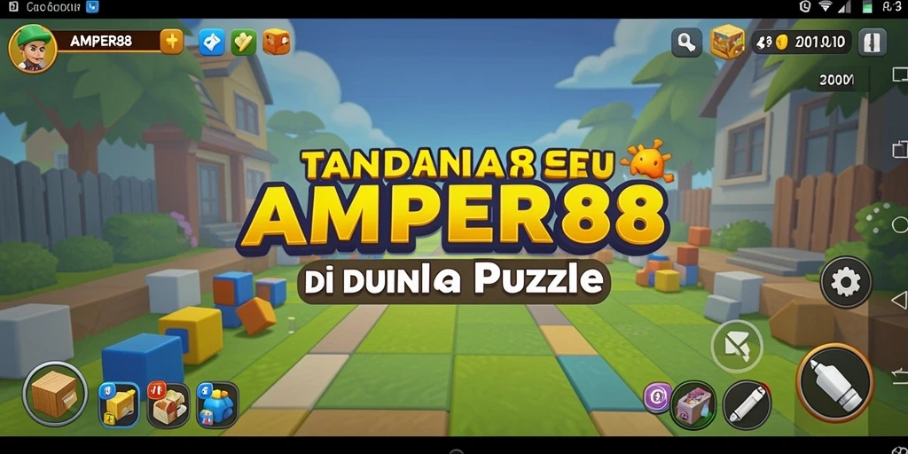 Tangkapan layar utama menampilkan gameplay puzzle yang seru dan menantang.
