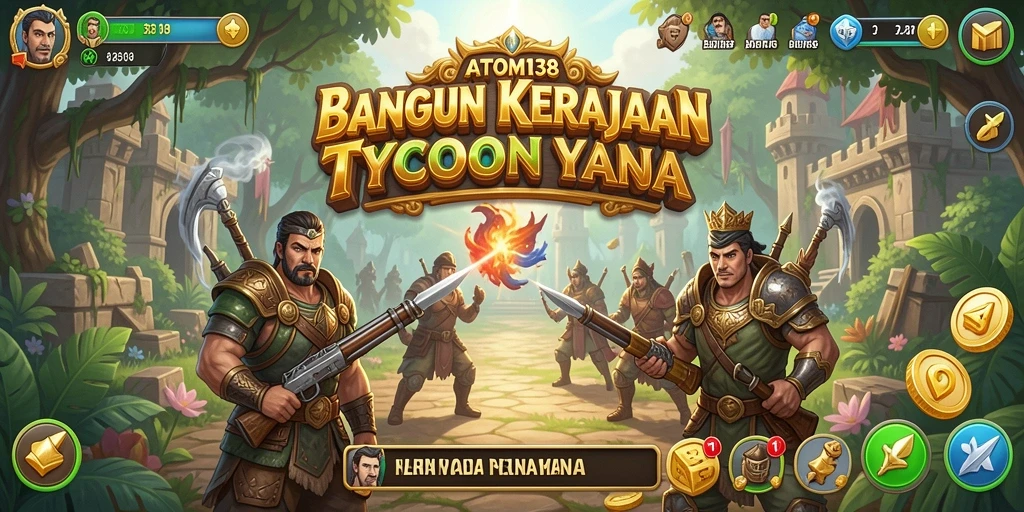 Tampilan gameplay menantang dan menyenangkan dari ATOM138.