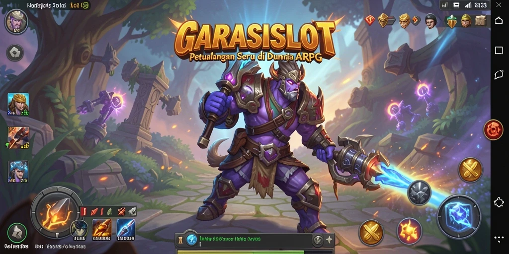 Tampilan mendebarkan gameplay ARPG di GARASISLOT.