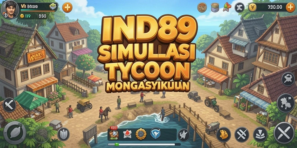 Screenshot gameplay <strong>IND89</strong> menampilkan keseruan mengelola bisnis.