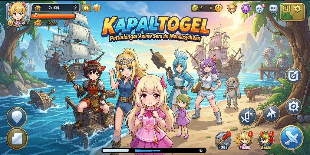 Tampilan gameplay seru dari KAPALTOGEL yang penuh warna.