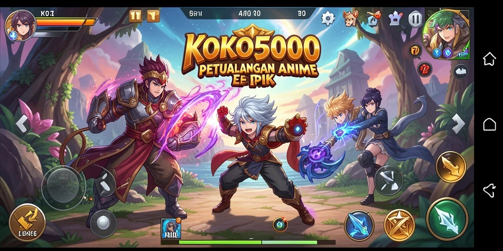 Tampilan gameplay KOKO5000 yang menarik dan penuh aksi.