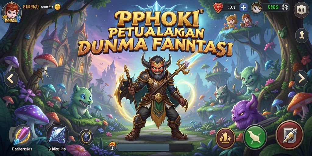 Gameplay seru dan menarik dalam PPHOKI saat menjelajahi dunia fantasi.