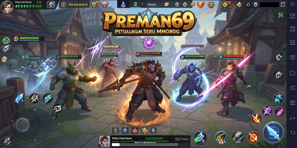 Gameplay seru di PREMAN69 dengan dunia MMORPG yang luas.