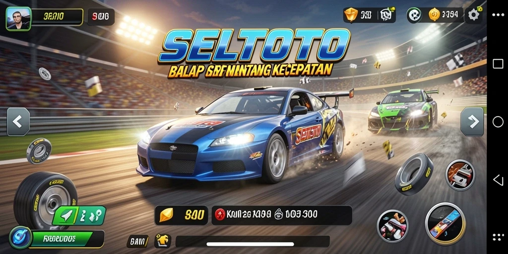 Gameplay balap yang mendebarkan di SELTOTO dengan grafis menawan.